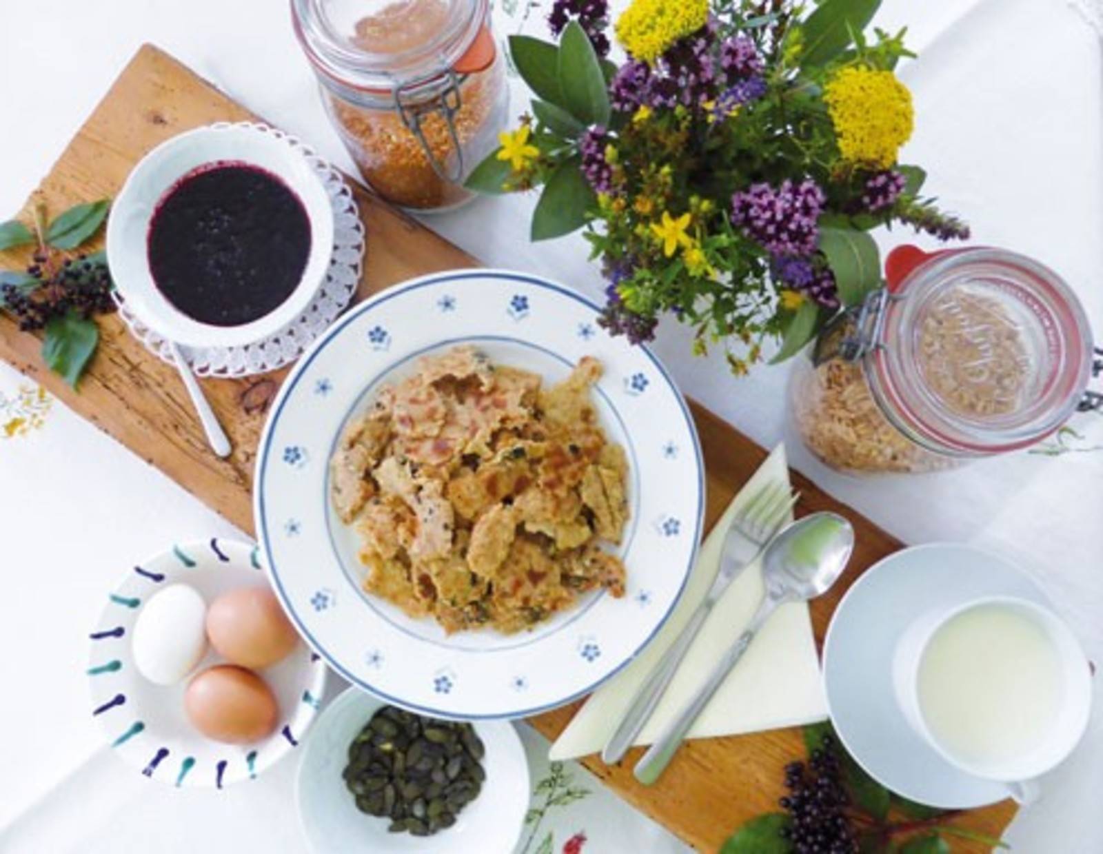 Vollwert-Almschmarren mit Hollermuas Rezept