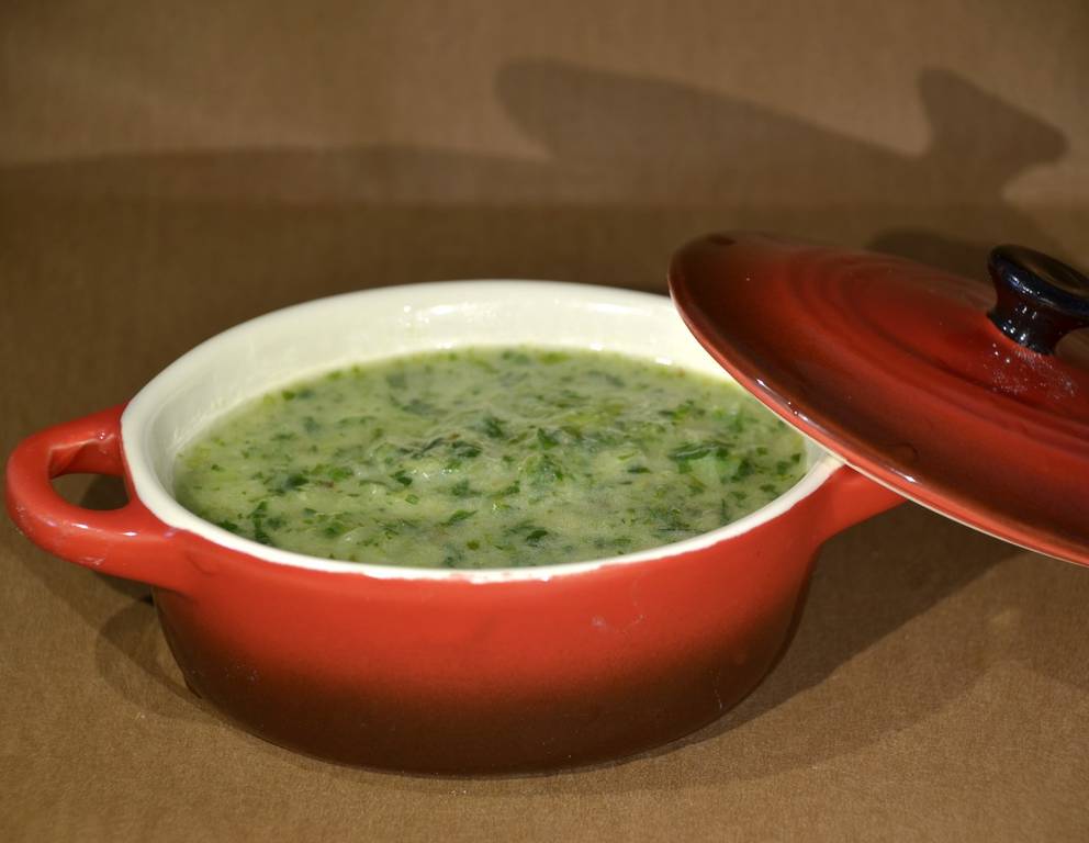 Eingebrannter Kochsalat Eingebrannter Kochsalat