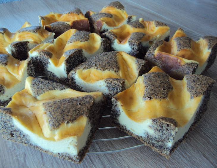 Mohn-Topfenschnitte Mohn-Topfenschnitte