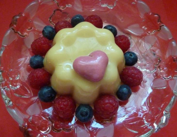 Vanillesojamilch-Dessert Vanillesojamilch-Dessert
