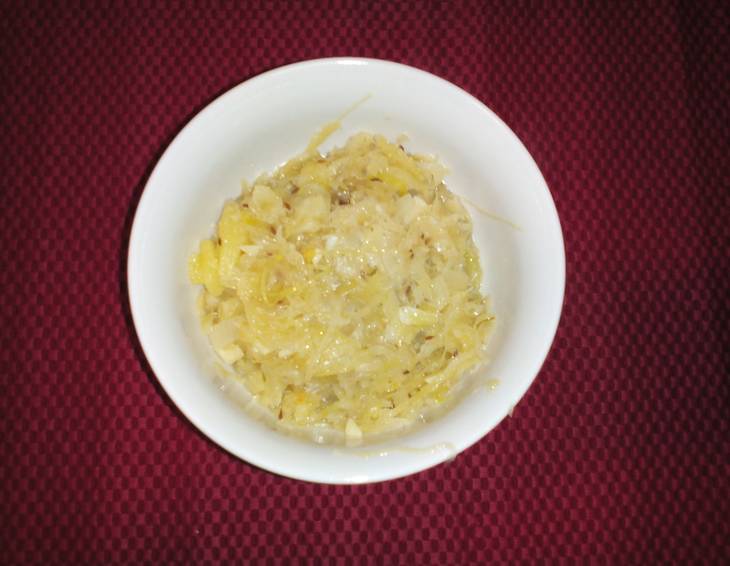 Gedünstetes Sauerkraut Gedünstetes Sauerkraut