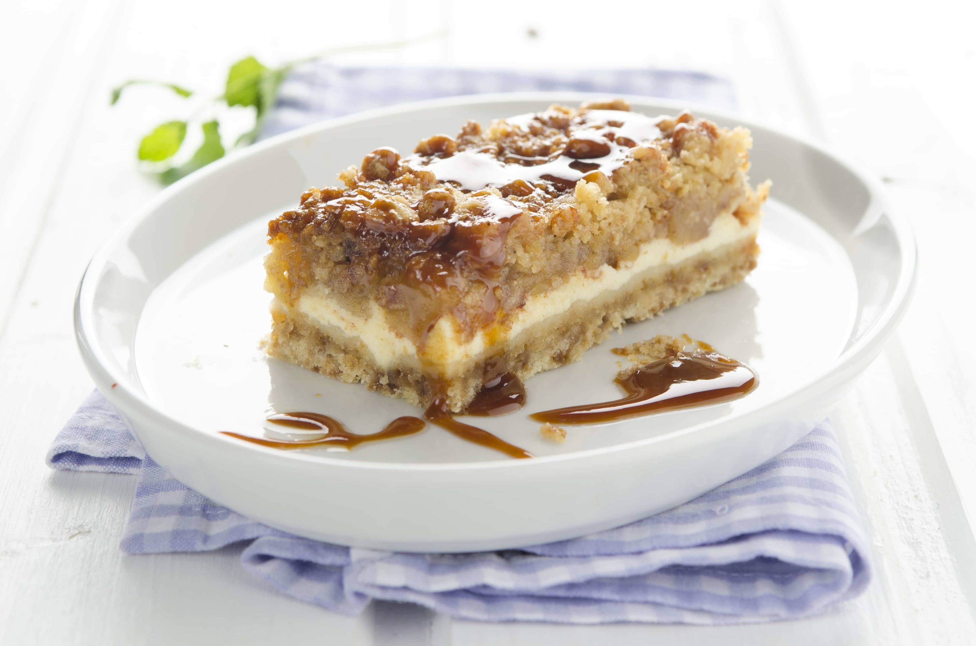 Apfel-Cheesecake-Bars Rezept
