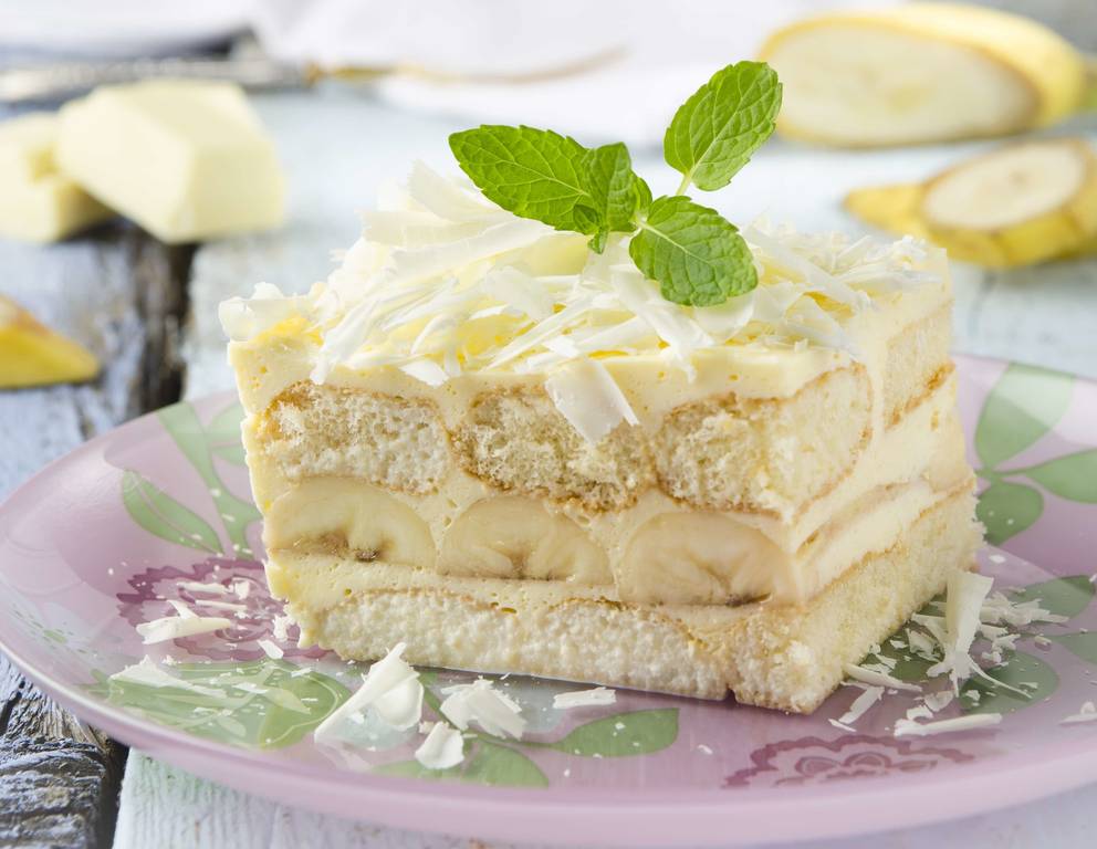 Bananen-Kokos-Tiramisu Bananen-Kokos-Tiramisu