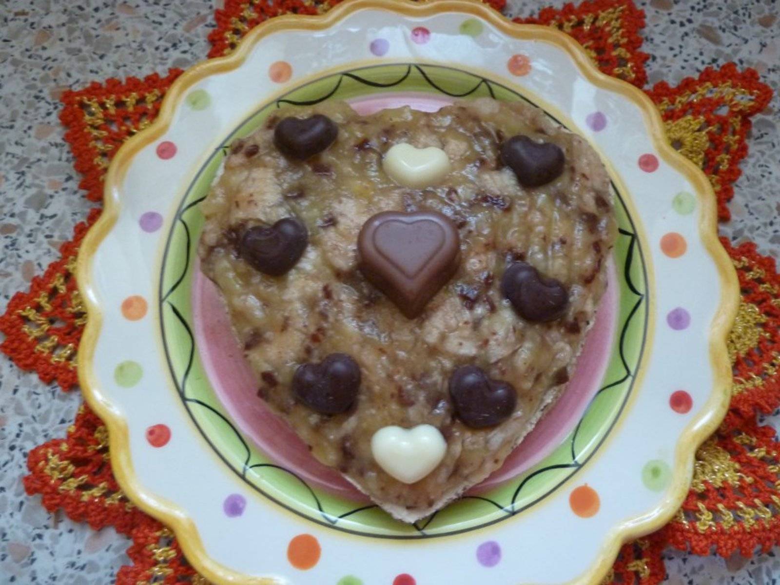 Bananen-Schoko-Herz