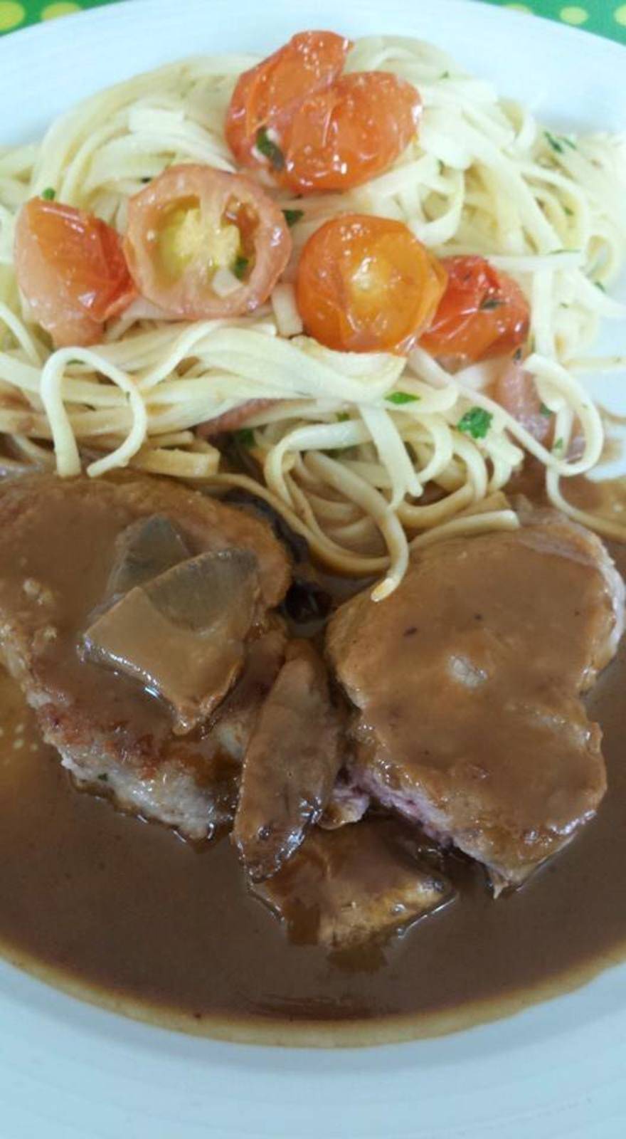 Hieferl-Steaks mit Pilzrahmsauce Rezept - ichkoche.de