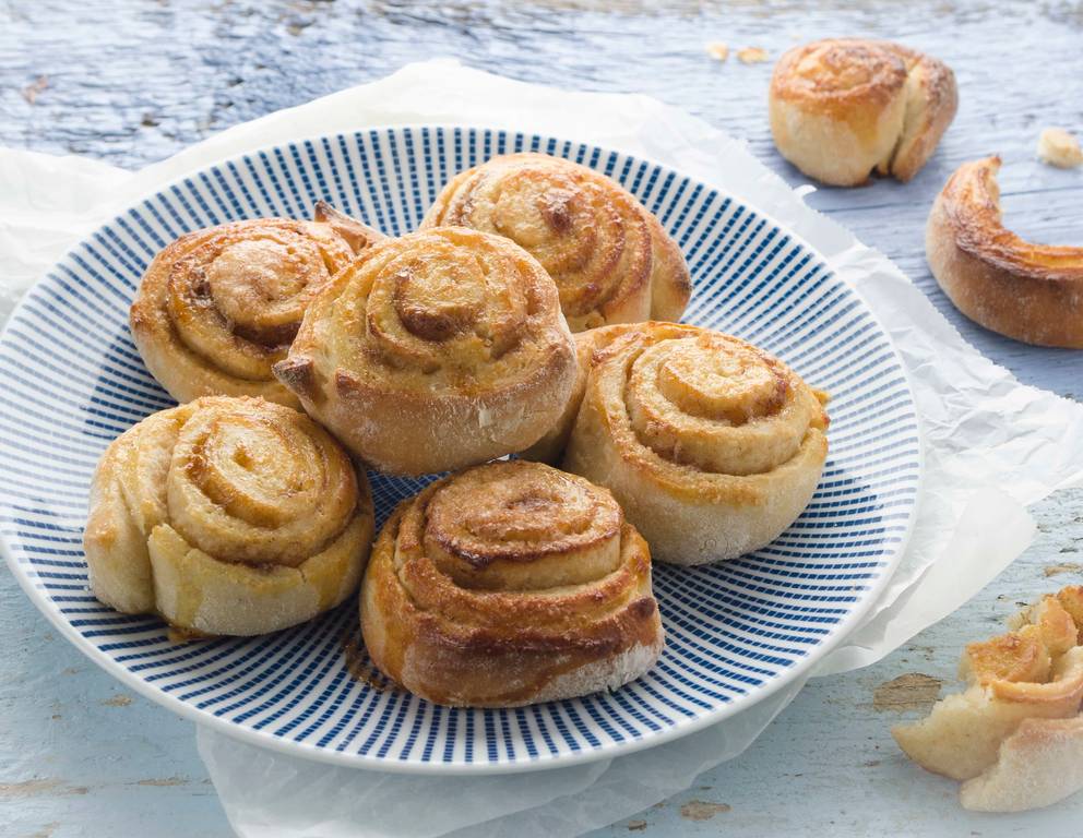 Kanelbullar (Schwedische Zimtschnecken)