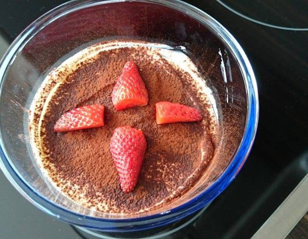 Leichtes Erdbeertiramisu Leichtes Erdbeertiramisu