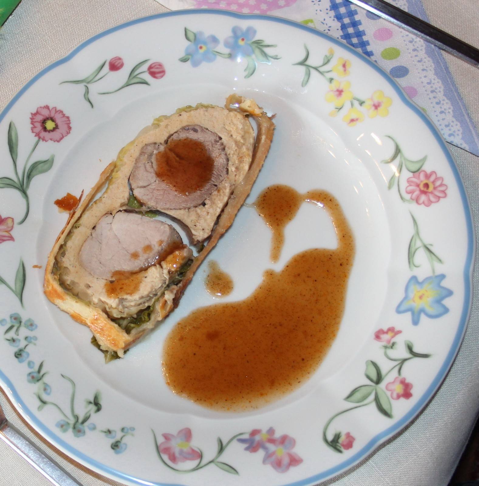 Schweinsfilet im Blätterteig