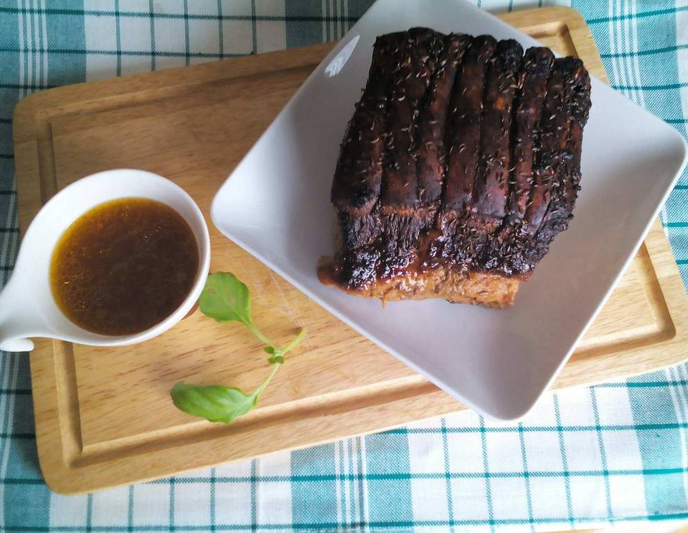 Bayerischer Schweinsbraten mit Kruste Bayerischer Schweinsbraten mit Kruste