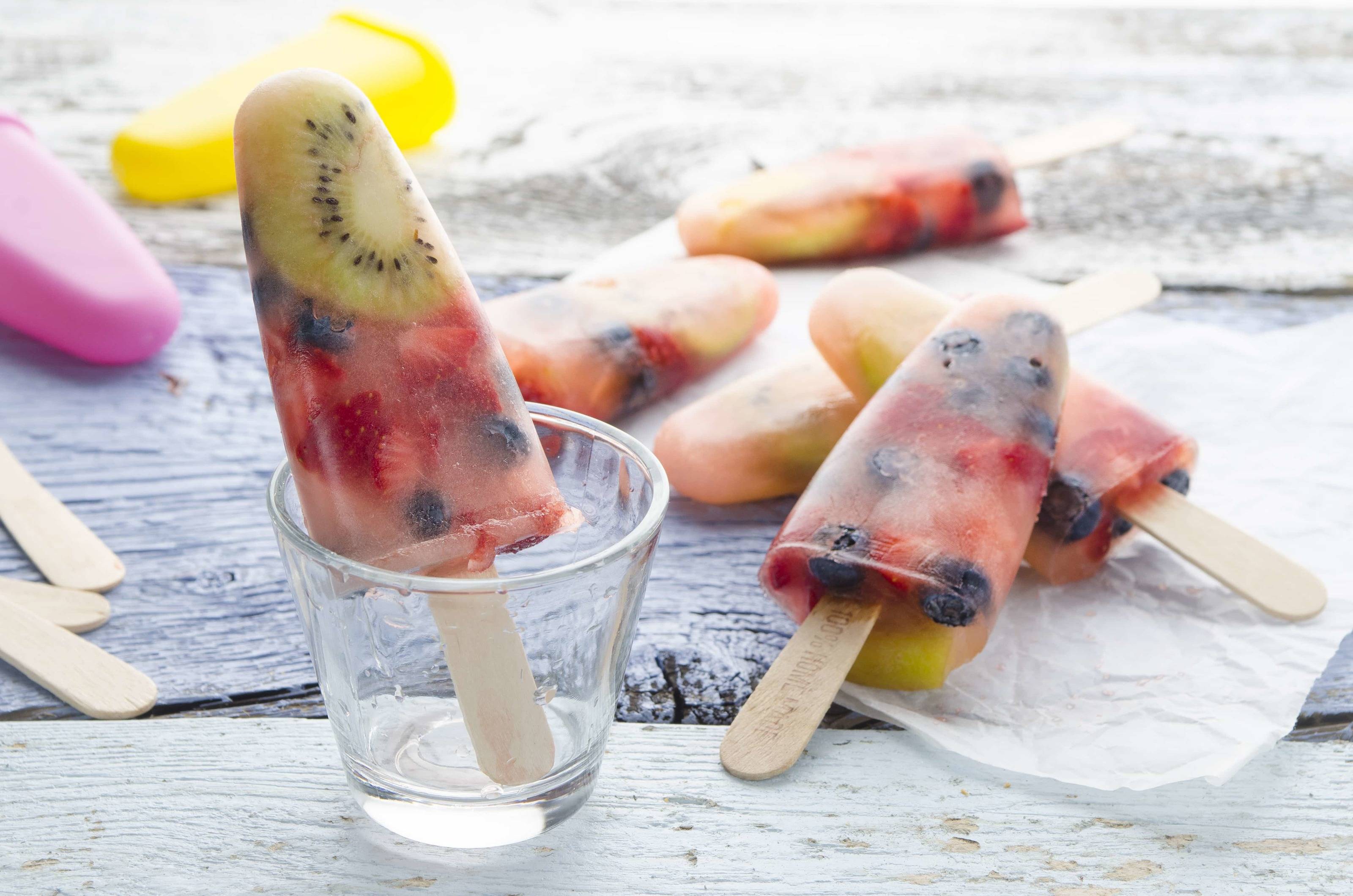Fruchtiges Eis am Stiel Rezept