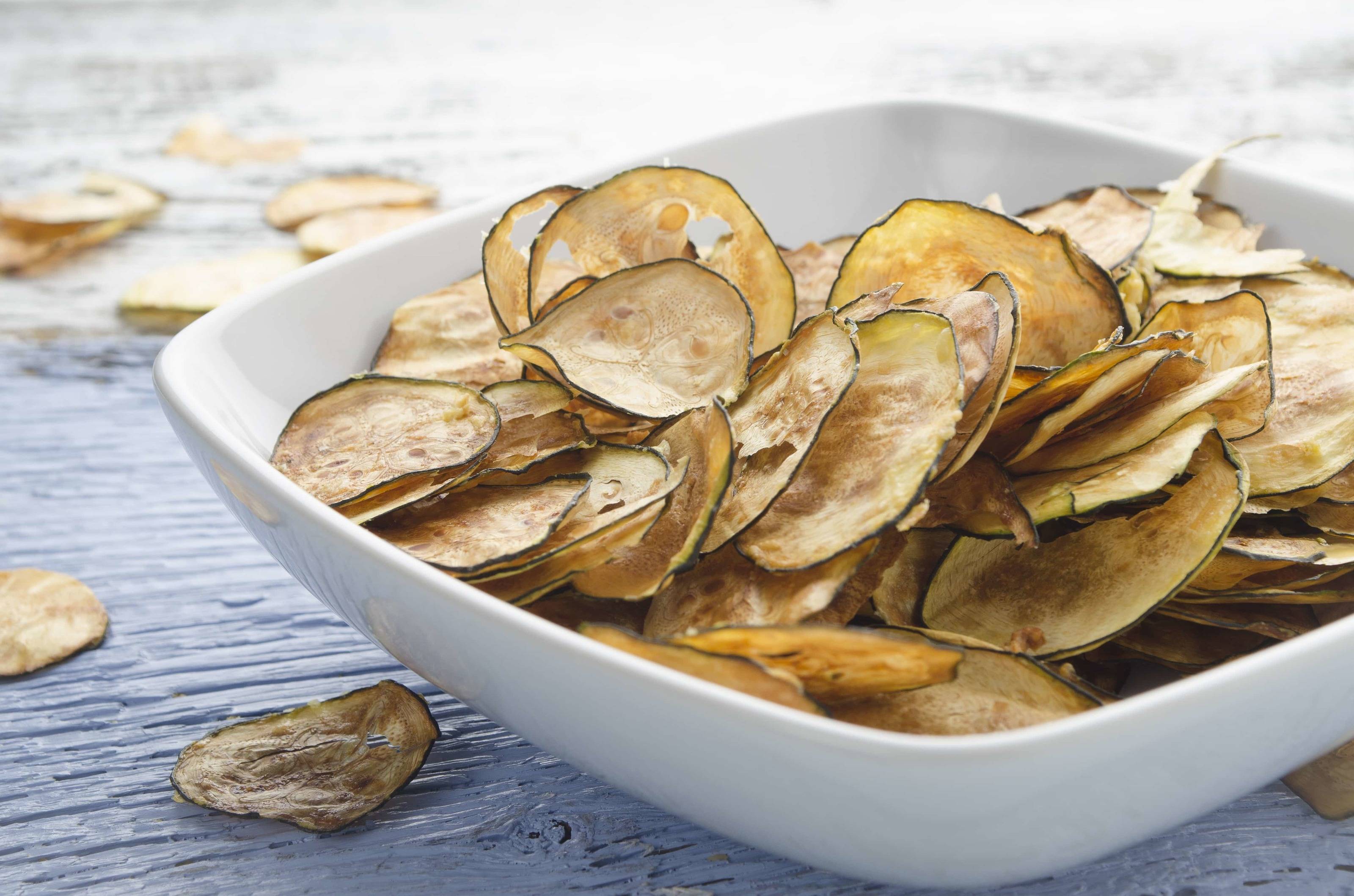 Zucchini-Parmesan-Chips Rezept