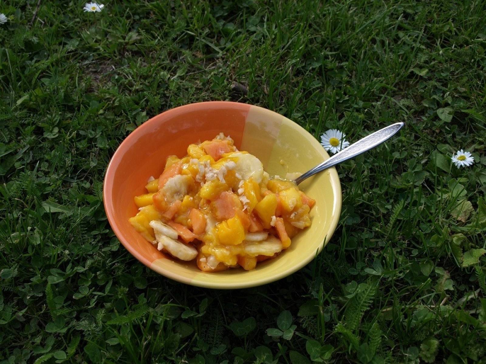 Exotischer Obstsalat Rezept - ichkoche.de