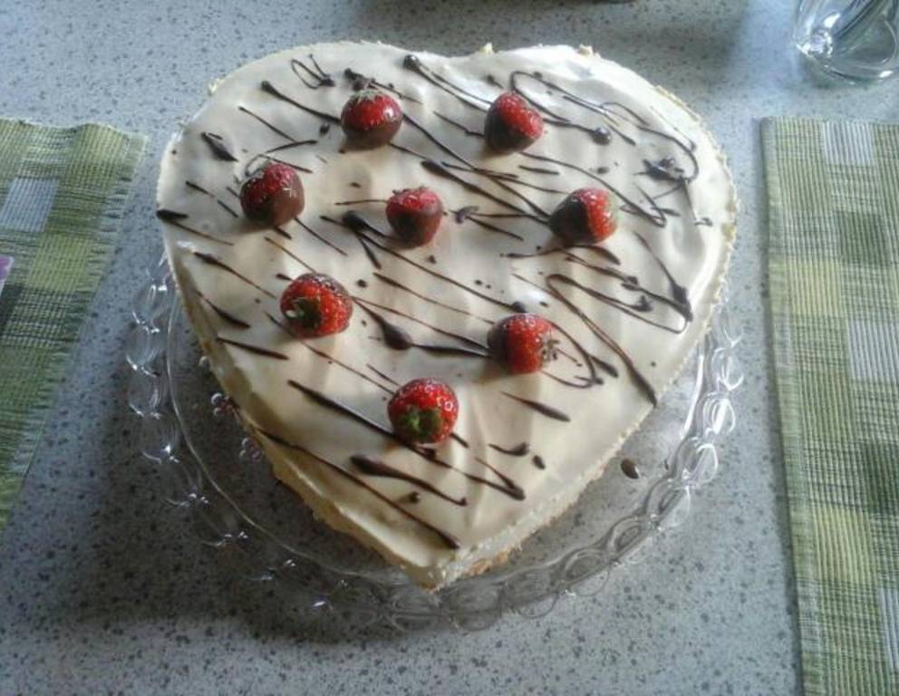 Erdbeer-Vanille-Herz Erdbeer-Vanille-Herz