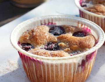 Buttermilch-Heidelbeer Muffins aus dem Thermomix Buttermilch-Heidelbeer Muffins aus dem Thermomix