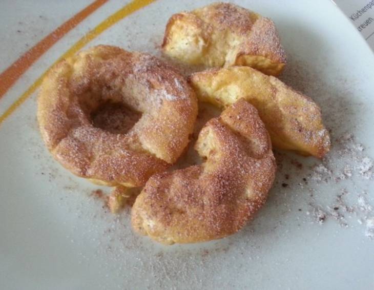 Gebackene Apfelringe Gebackene Apfelringe