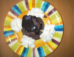 Schokosoufflé aus der Mikrowelle Schokosoufflé aus der Mikrowelle