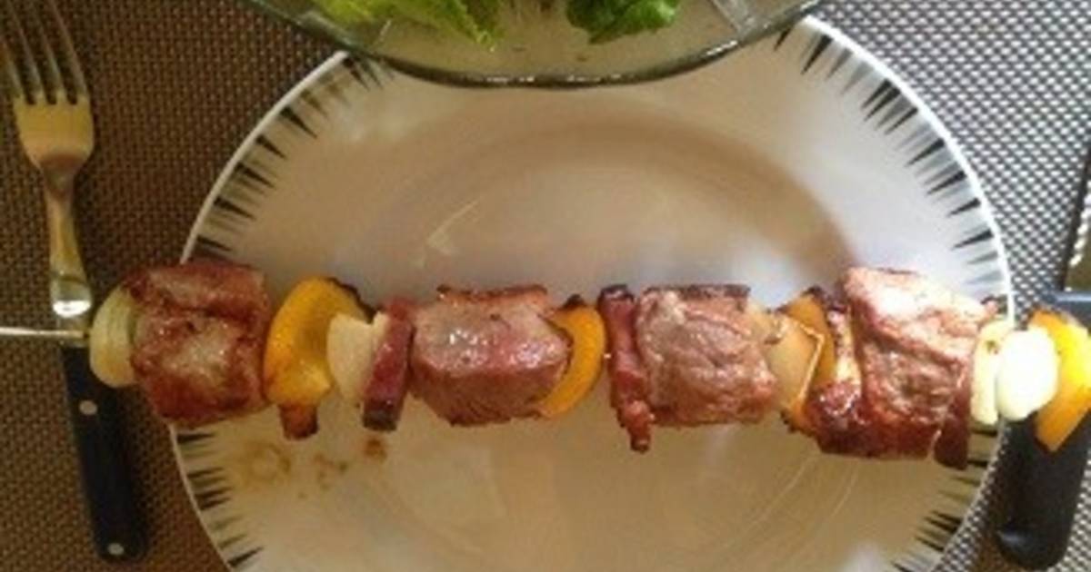 Schweinefleisch-Spieße Rezept - ichkoche.de