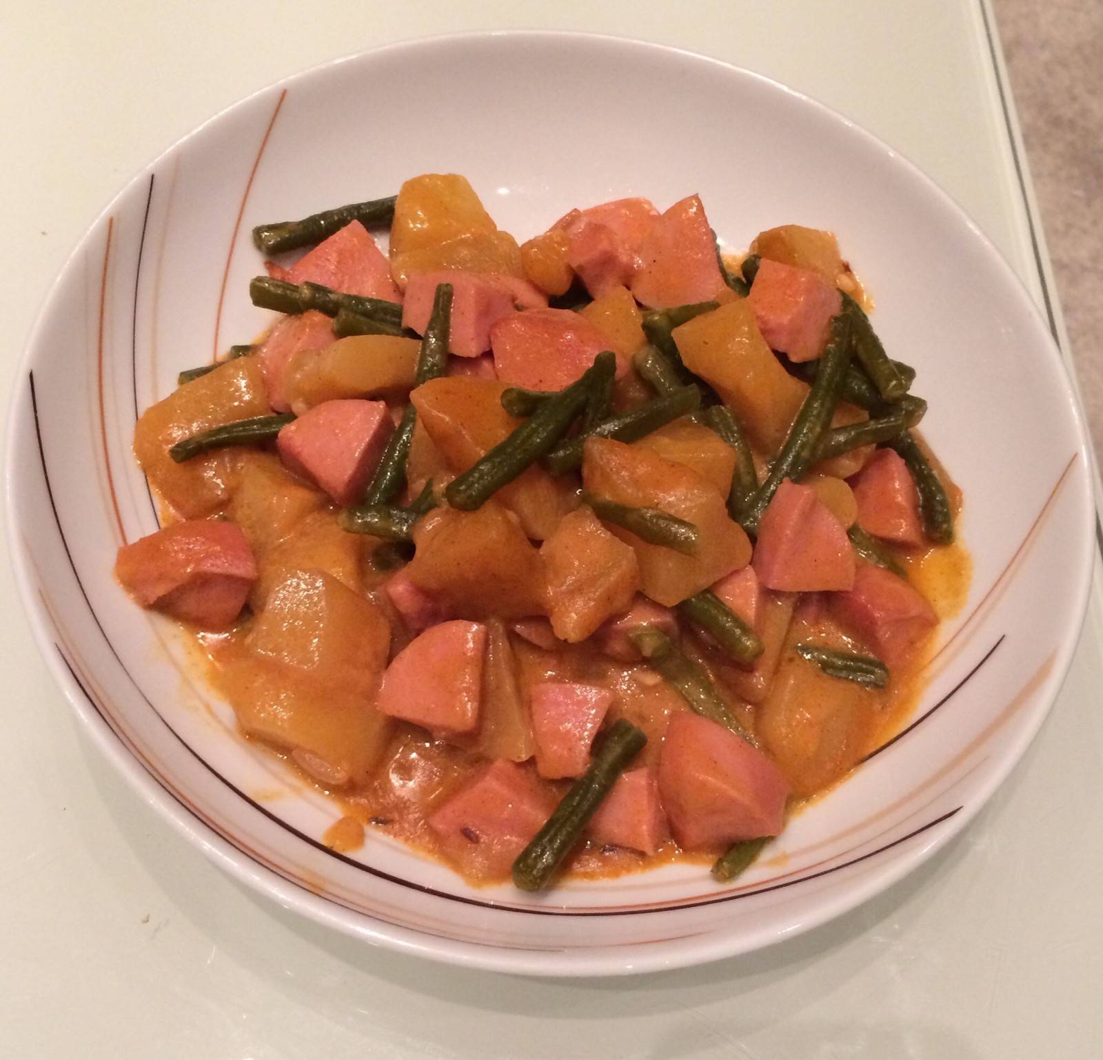 Fisolengulasch Rezept - ichkoche.ch Fisolengulasch Rezept - ichkoche.ch