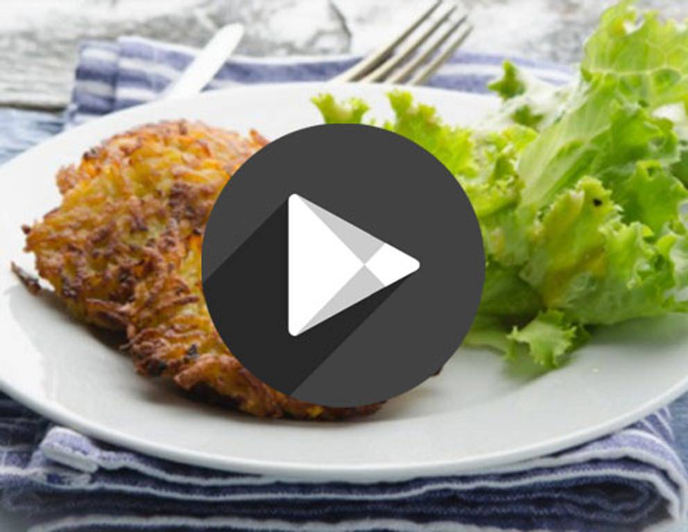 Kartoffelpuffer mit Käse Kartoffelpuffer mit Käse