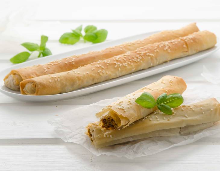Tomaten-Parmesan-Röllchen