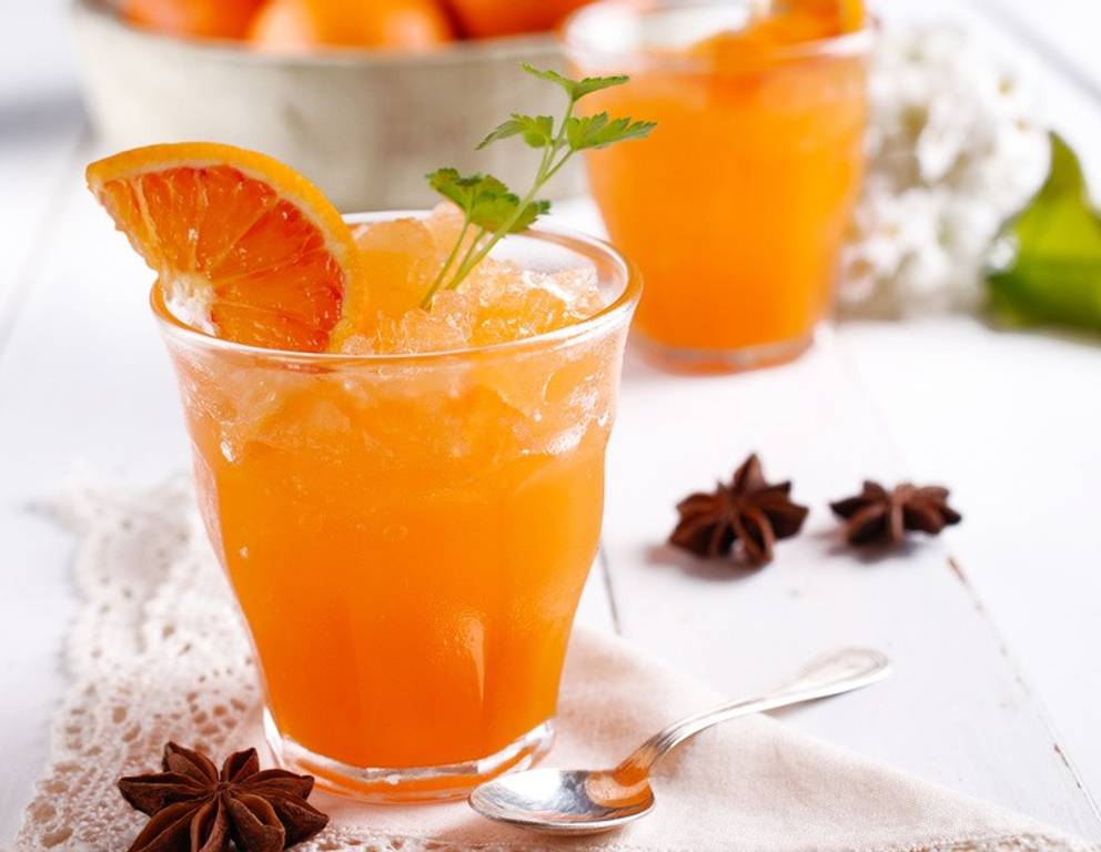 Orangen-Granita Orangen-Granita