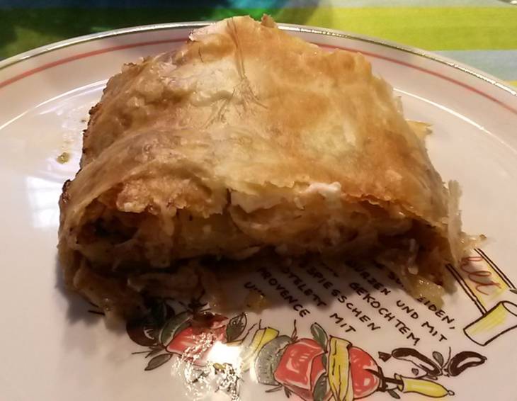 Kraut-Erdäpfel-Strudel