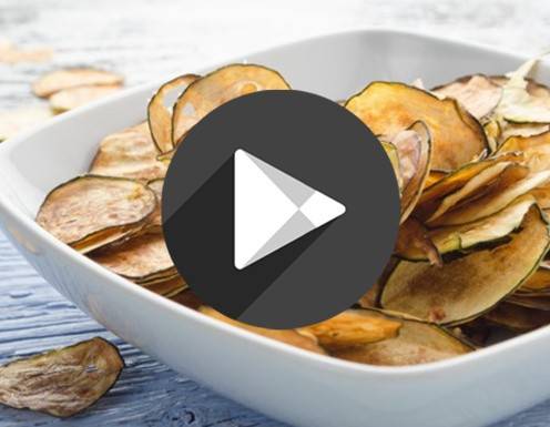 Zucchini-Parmesan-Chips