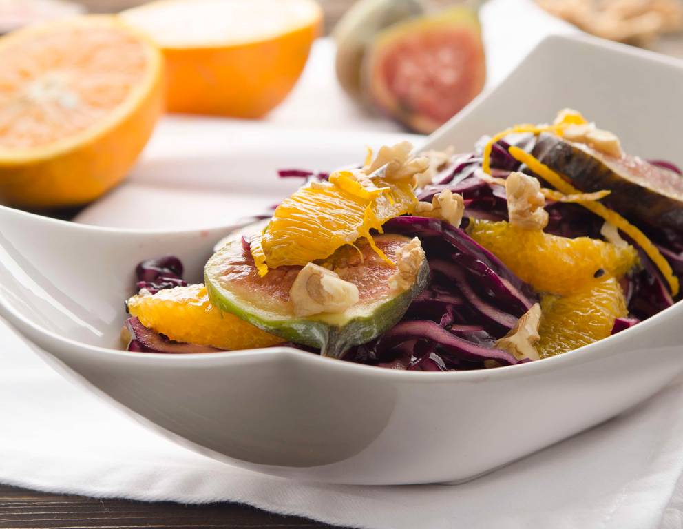 Rotkraut-Feigen-Salat Rotkraut-Feigen-Salat