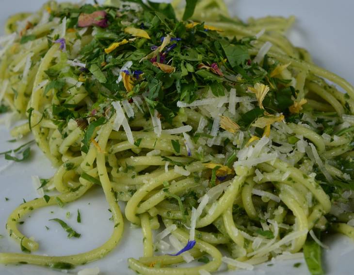 Spaghetti primavera Spaghetti primavera
