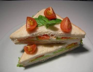 Doppeldecker-Sandwiches