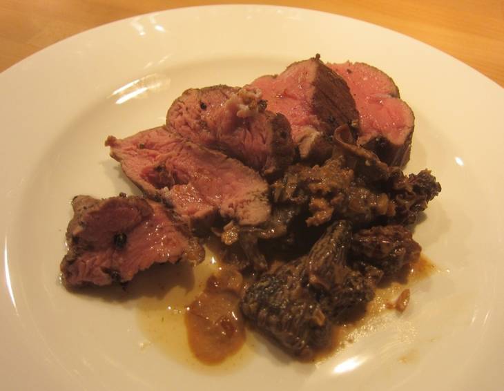 Kalbsfilet mit Morchelsauce Kalbsfilet mit Morchelsauce