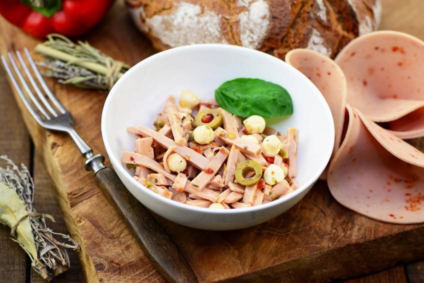 Mediterraner Wurstsalat Rezept