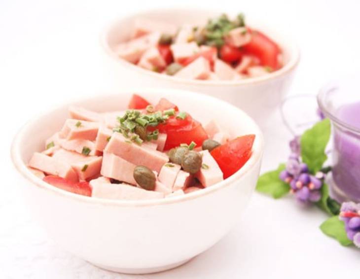 Wurstsalat mit Kapern Wurstsalat mit Kapern