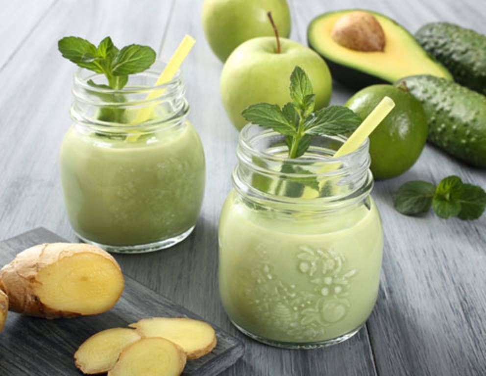 Avocado-Ingwer-Smoothie Avocado-Ingwer-Smoothie