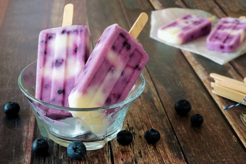 Heidelbeer-Joghurt-Eis am Stiel Rezept