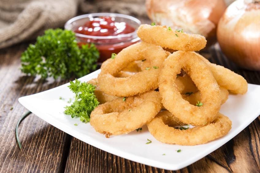 Gebackene Zwiebelringe Rezept
