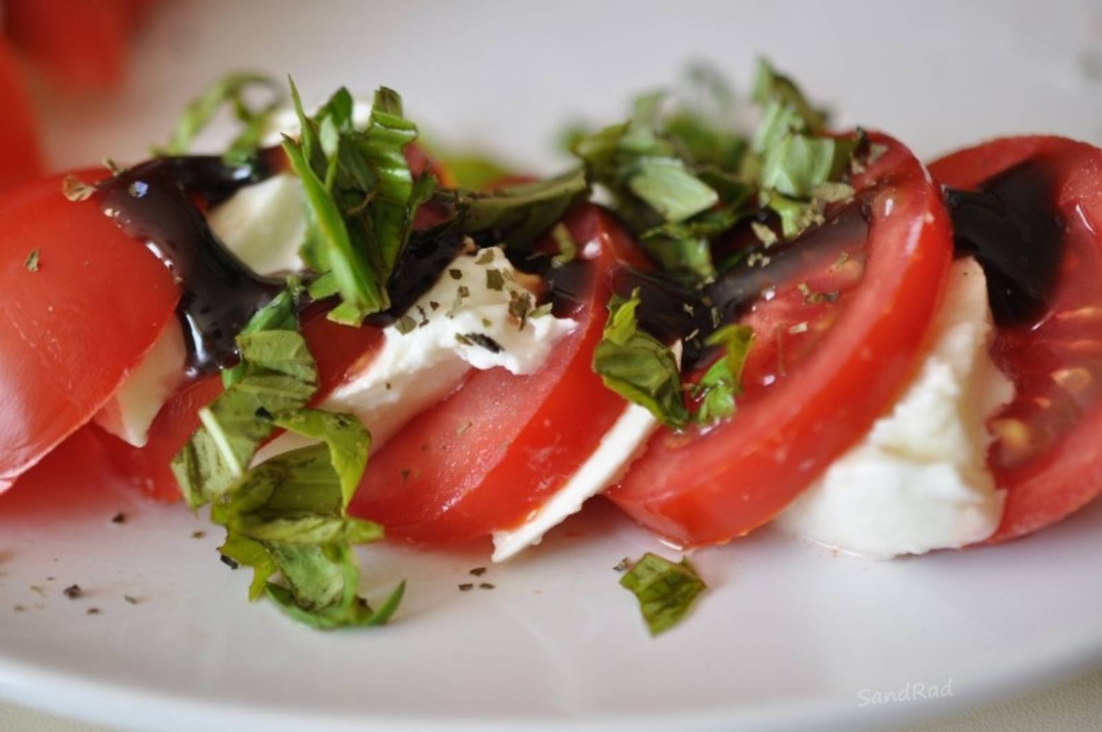 Tomaten mit Mozzarella