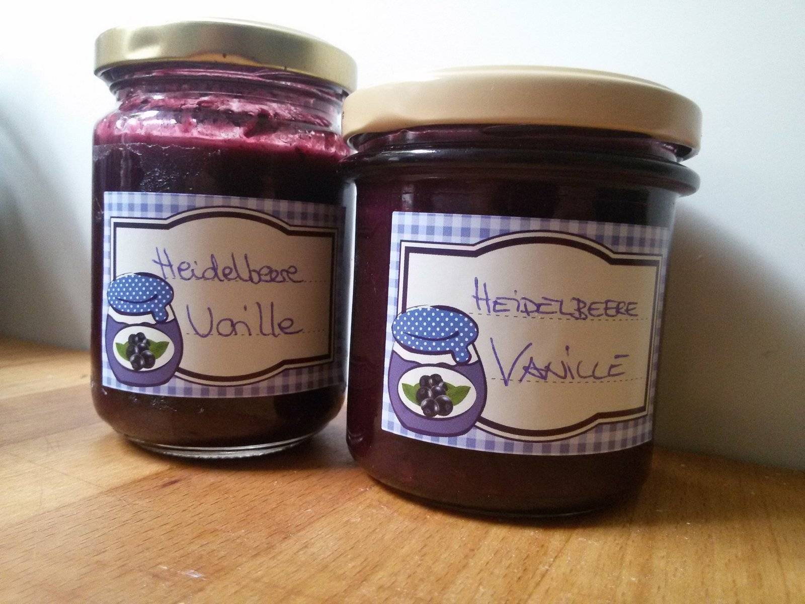 Heidelbeer-Vanille-Marmelade