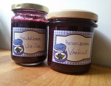 Heidelbeer-Vanille-Marmelade