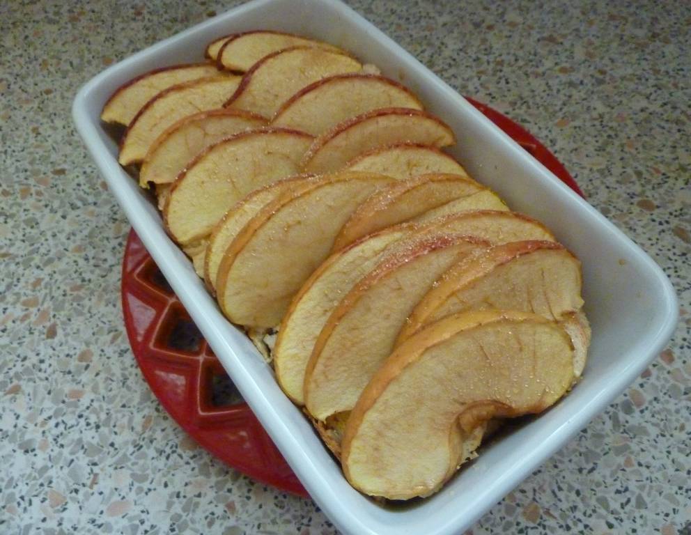 Semmelschmarrn mit Apfelscheiben Semmelschmarrn mit Apfelscheiben