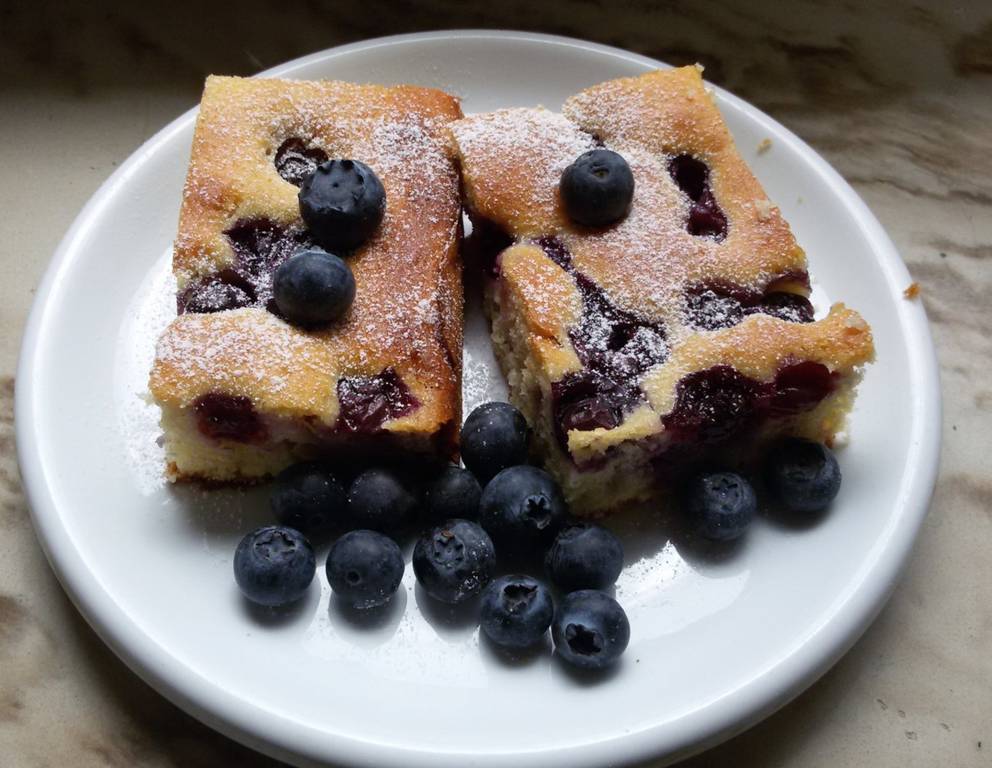 Heidelbeer-Blechkuchen Heidelbeer-Blechkuchen