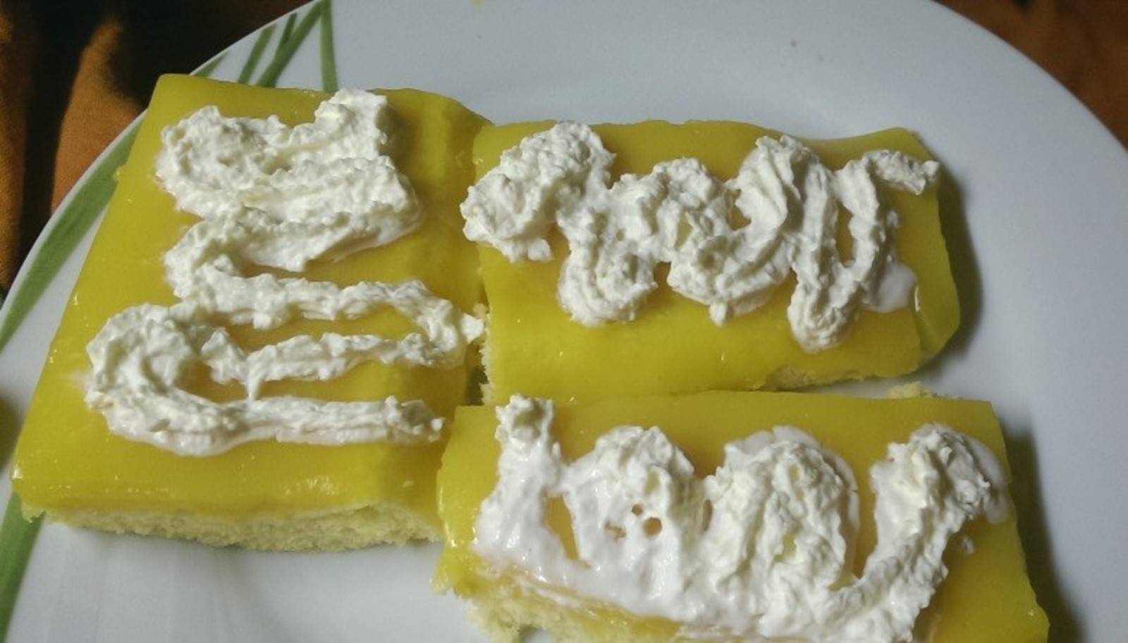 Orangenpudding-Schnitten Rezept - ichkoche.de Orangenpudding-Schnitten Rezept - ichkoche.de