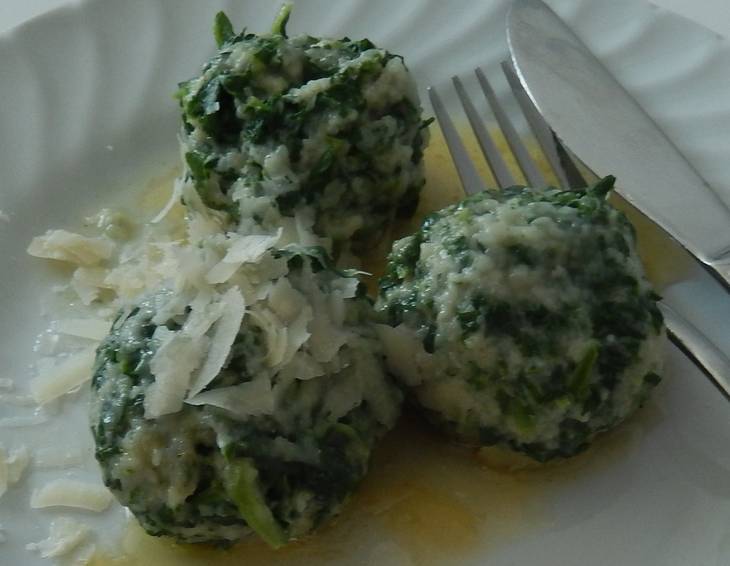 Spinat-Mascarpone-Knödel