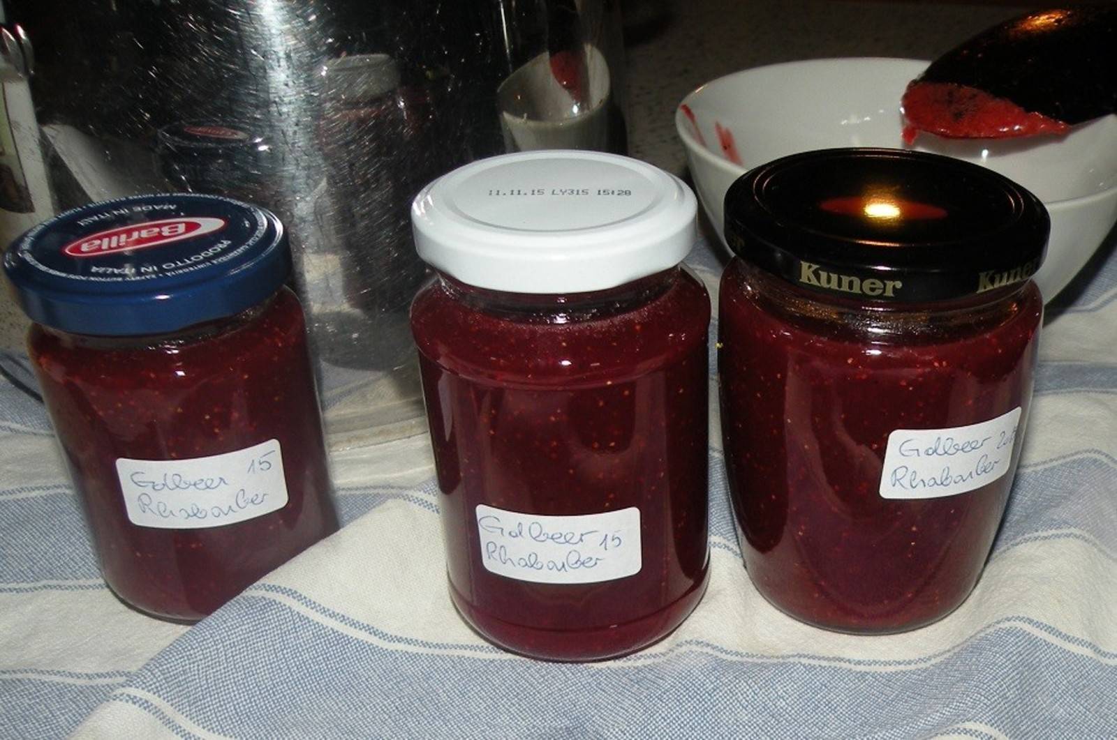 Erdbeer-Rhabarber-Marmelade