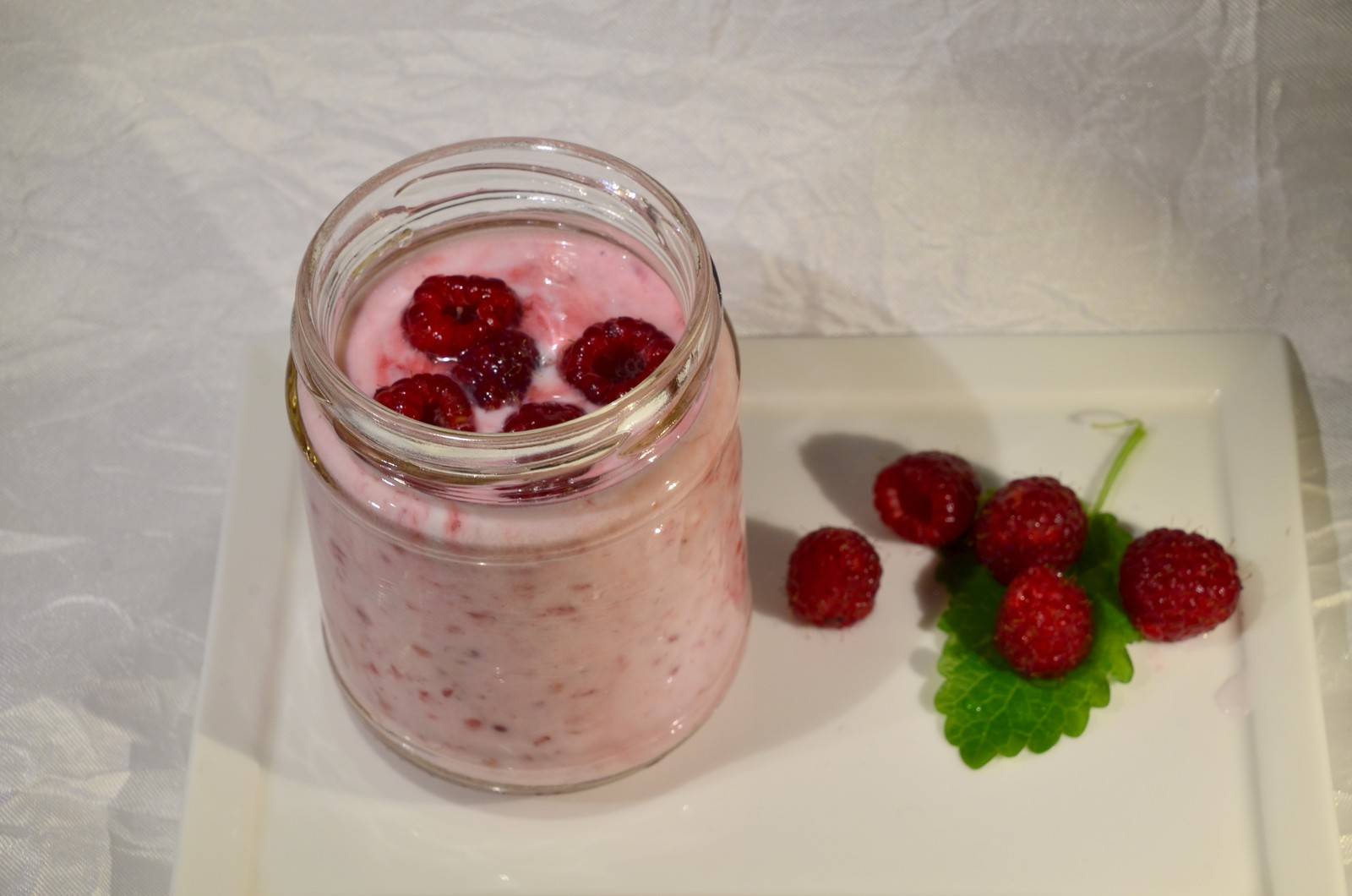 Himbeerjoghurt Santa Rezept - ichkoche.de Himbeerjoghurt Santa Rezept - ichkoche.de