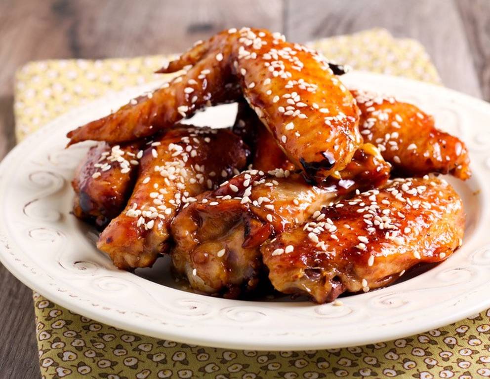 Chicken Wings mit Sesam Chicken Wings mit Sesam
