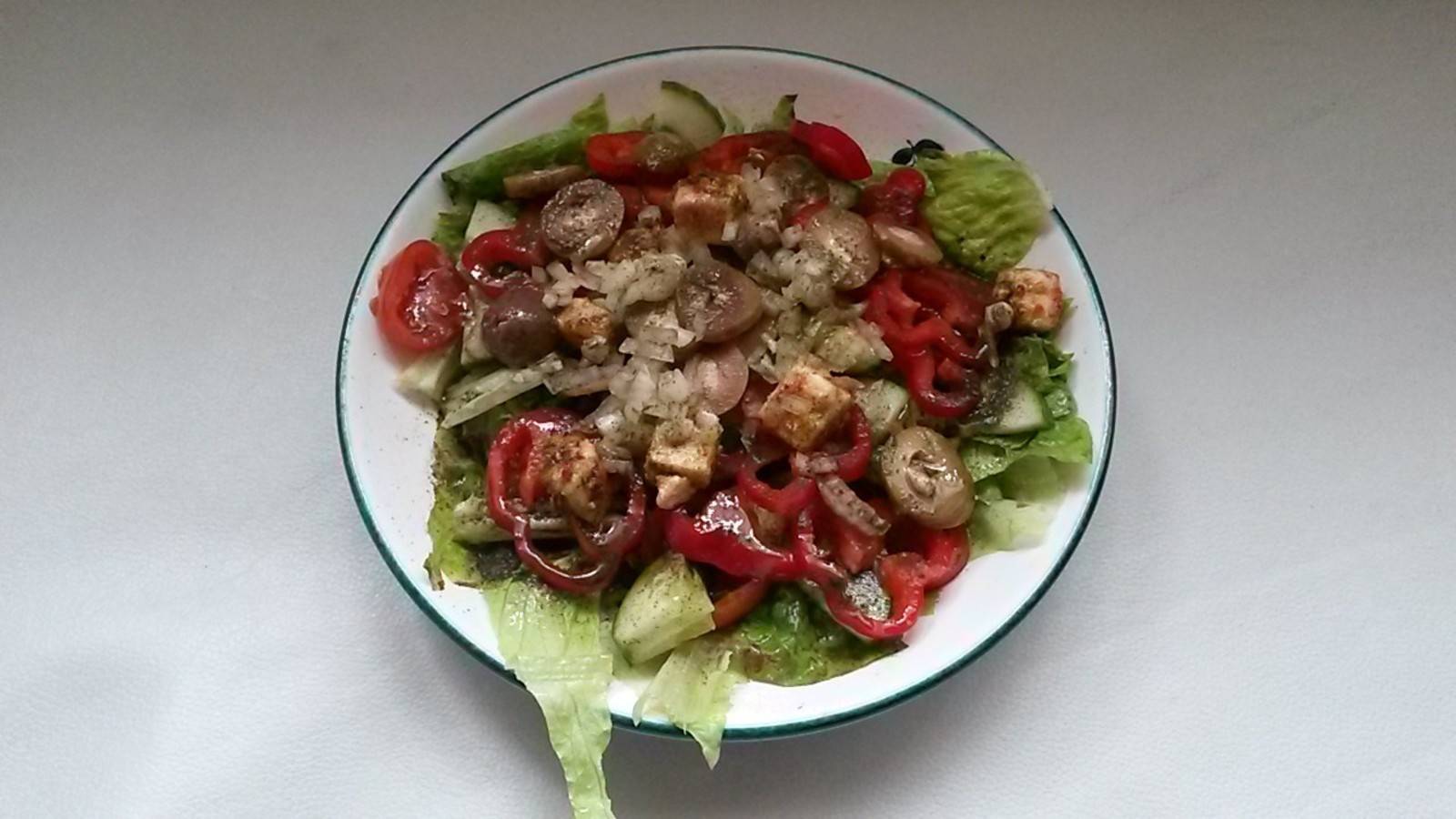 Scharfer Salat