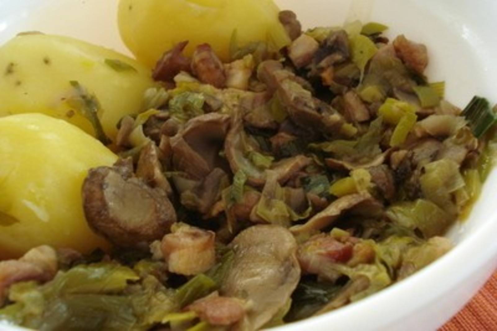 Lauch-Champignongemüse