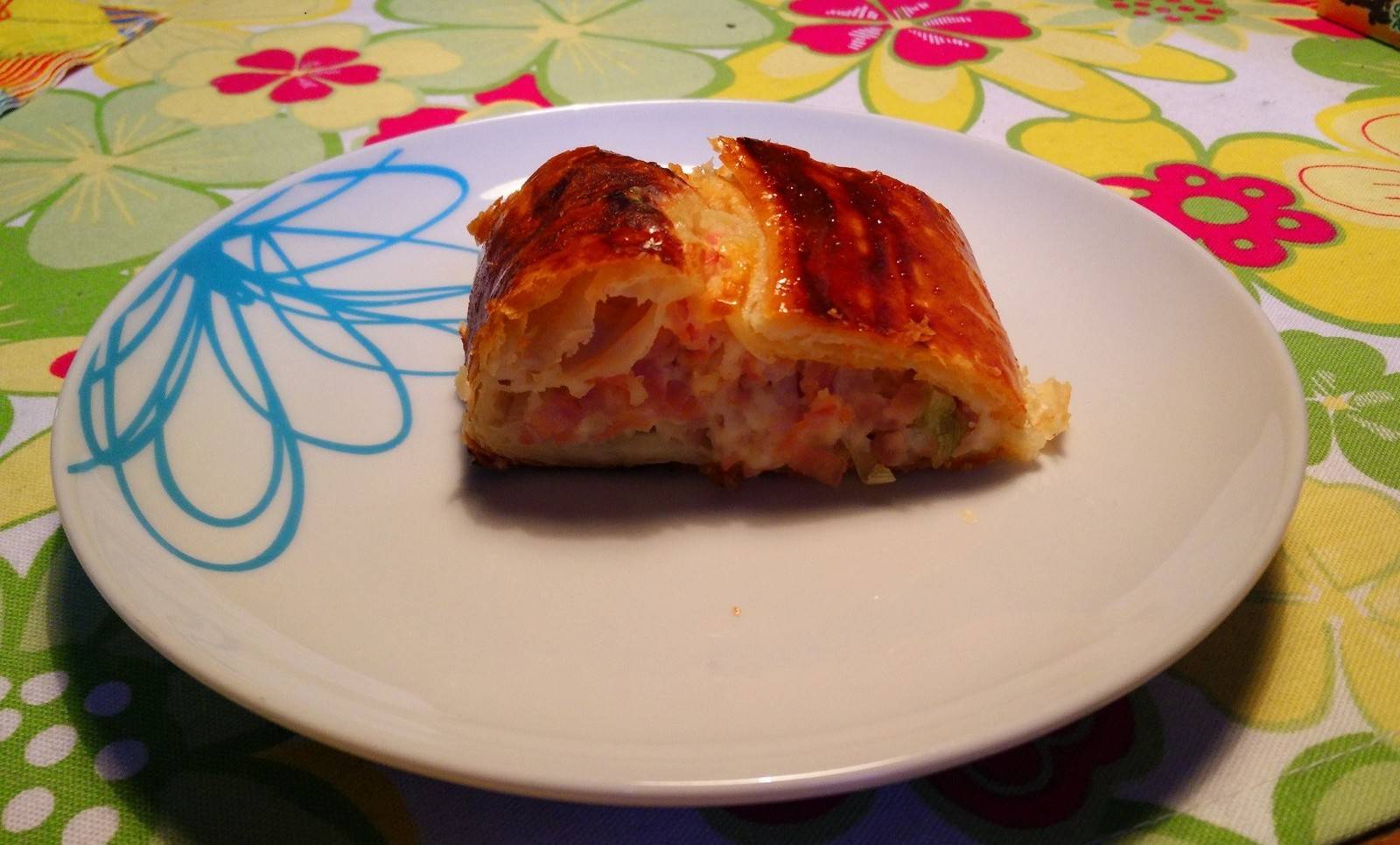 Schinken-Schafskäse-Strudel