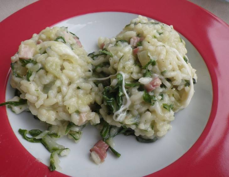 Mangold-Speck-Risotto